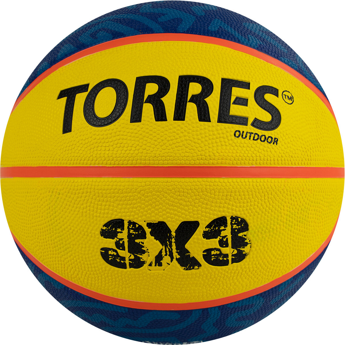 Мяч баскетбольный (стритбол) TORRES 3х3 Outdoor B022336, размер 6, резина