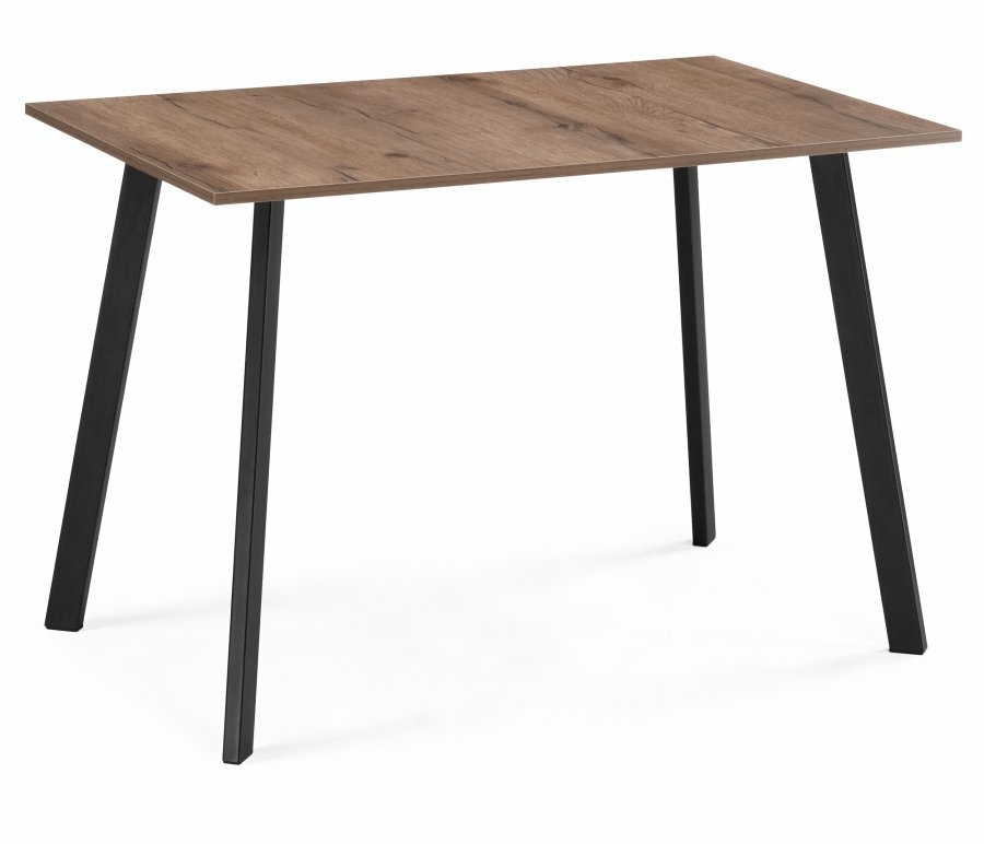 фото Деревянный стол Ремли 110х67х76 белый / черный