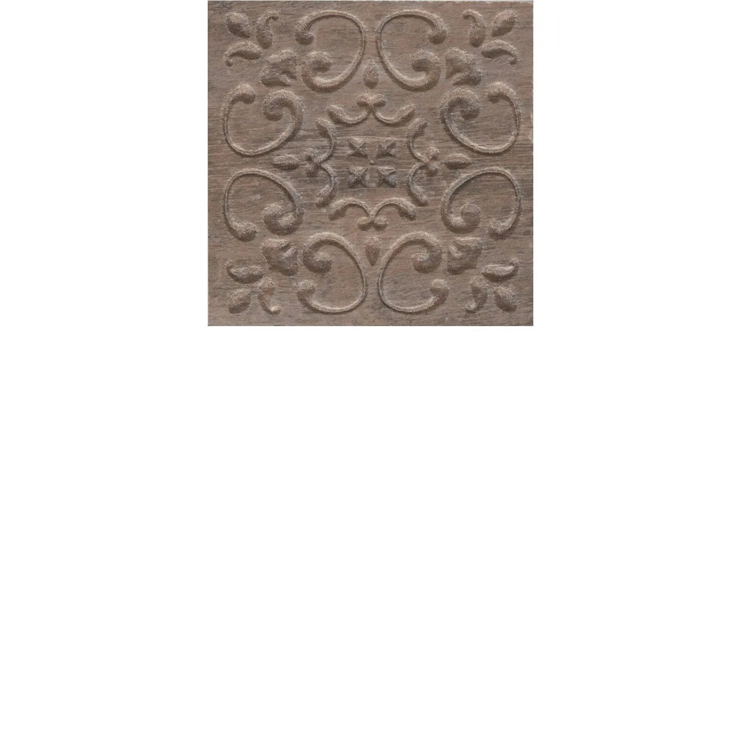 фото STG/C481/SG1550 Браш Вуд коричневый тёмный 9.9*9.9 керам. вставка