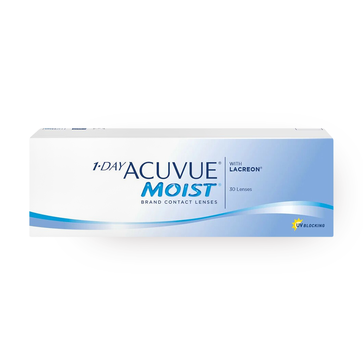 Контактные линзы Acuvue 1-Day Moist R 8.5, -4.25, однодневные, прозрачные