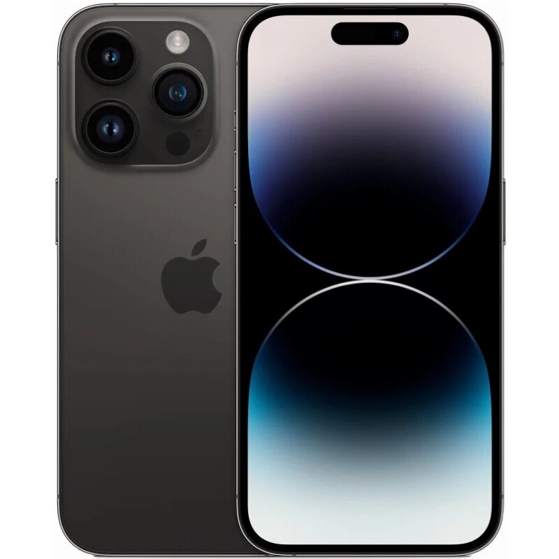 Смартфон Apple iPhone 14 Pro 128 ГБ, nano SIM + eSIM, Space black, космический черный