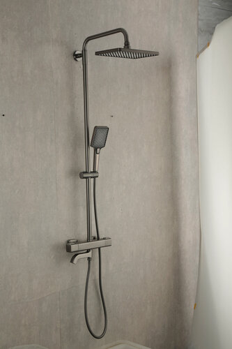 Изображение товара Душевая стойка GAPPO G2491-9 термостат, латунь/оружейная сталь