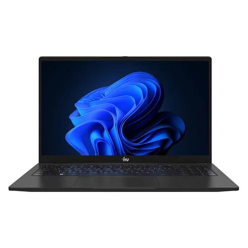 Ноутбук iRU Strato 15ALI 15.6", IPS, Intel Core i5 1235U 1.3ГГц, 10-ядерный, 16ГБ 512ГБ SSD, Intel Iris Xe graphics, Free DOS, черный [2058947]