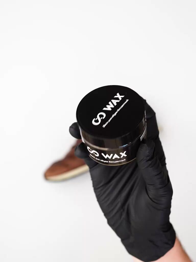 Воск для обуви бесцветный средство для полировки кожи WAX SOLE FRESH. — фото 1