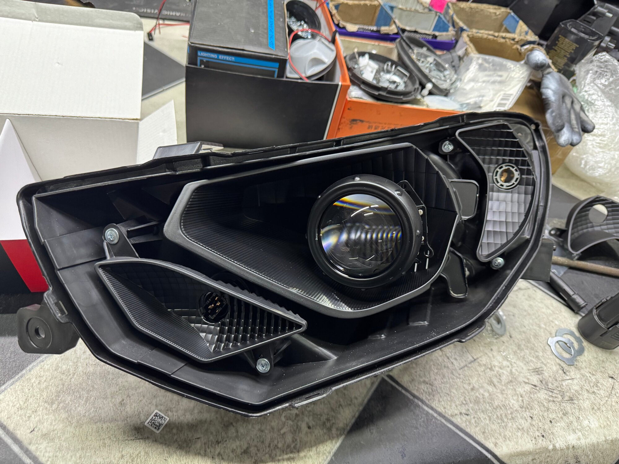 Фары на гранту фл Bi LED 3.0 (black edition) — фото 1