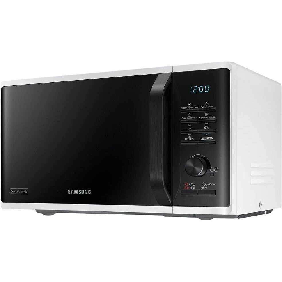 Микроволновая печь Samsung MG23K3515AW/BW 23л. 800Вт белый/черный — фото 1