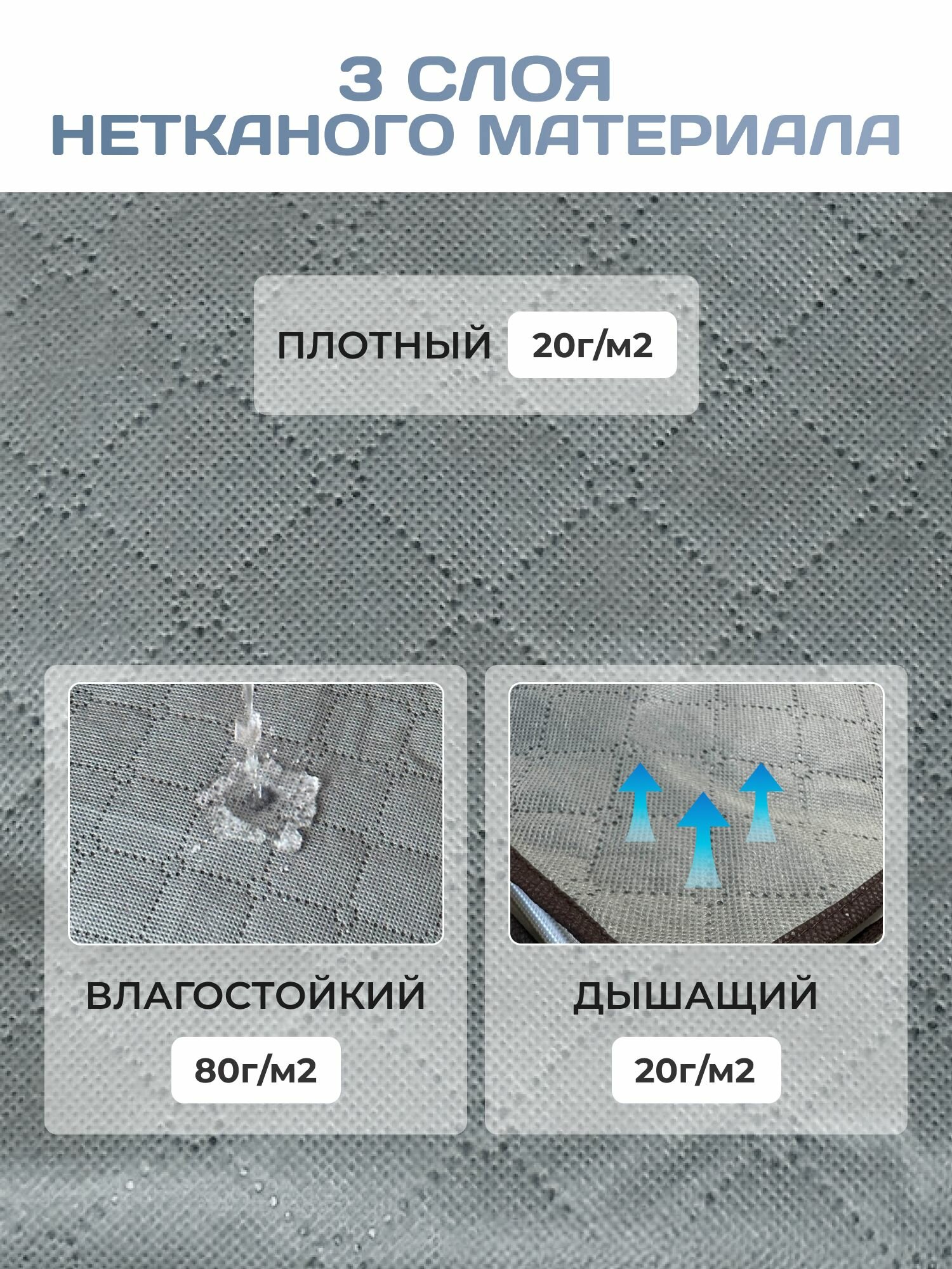 Кофры для хранения вещей, коробки для хранения вещей Wowzilla, 4 штуки — фото 1