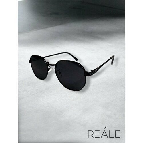 Солнцезащитные очки REALE, золотистый/голубой/розовый