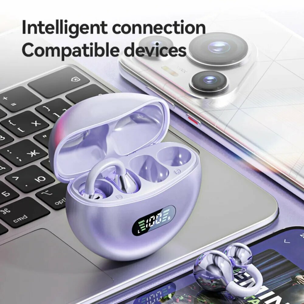 Наушники Xiaomi Bluetooth Clip-On, черное 1 шт. — фото 1