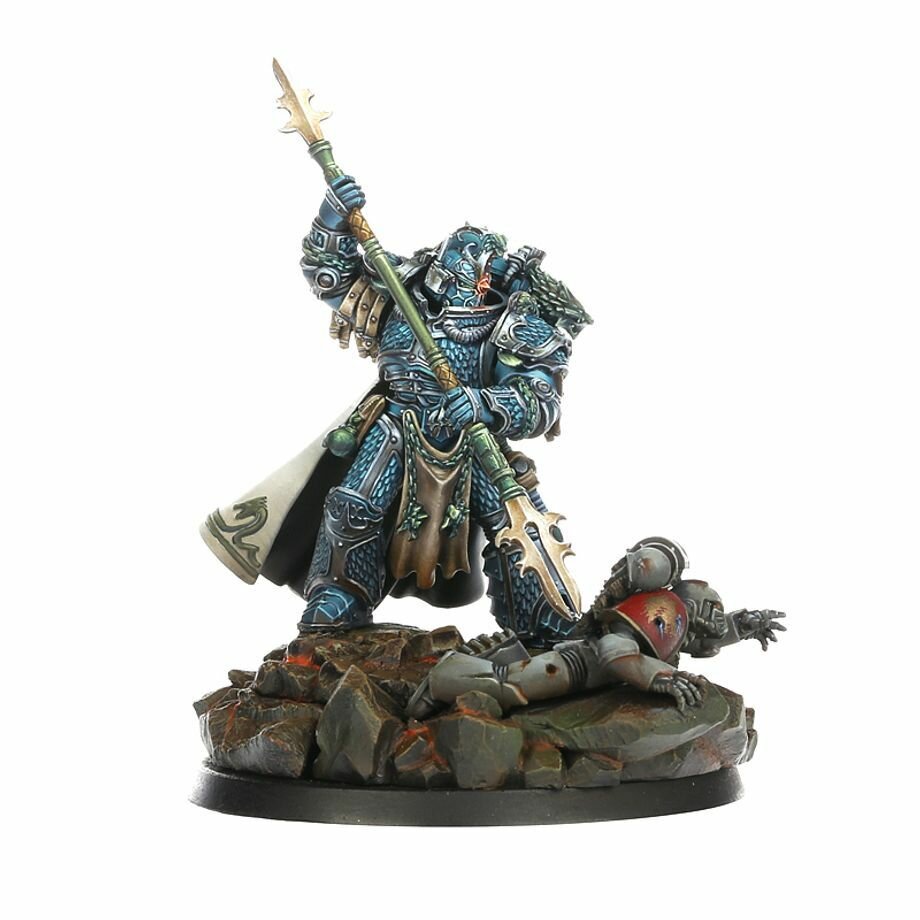 Миниатюра Warhammer 40000 - Альфарий, примарх Альфа-легиона, 54 мм
