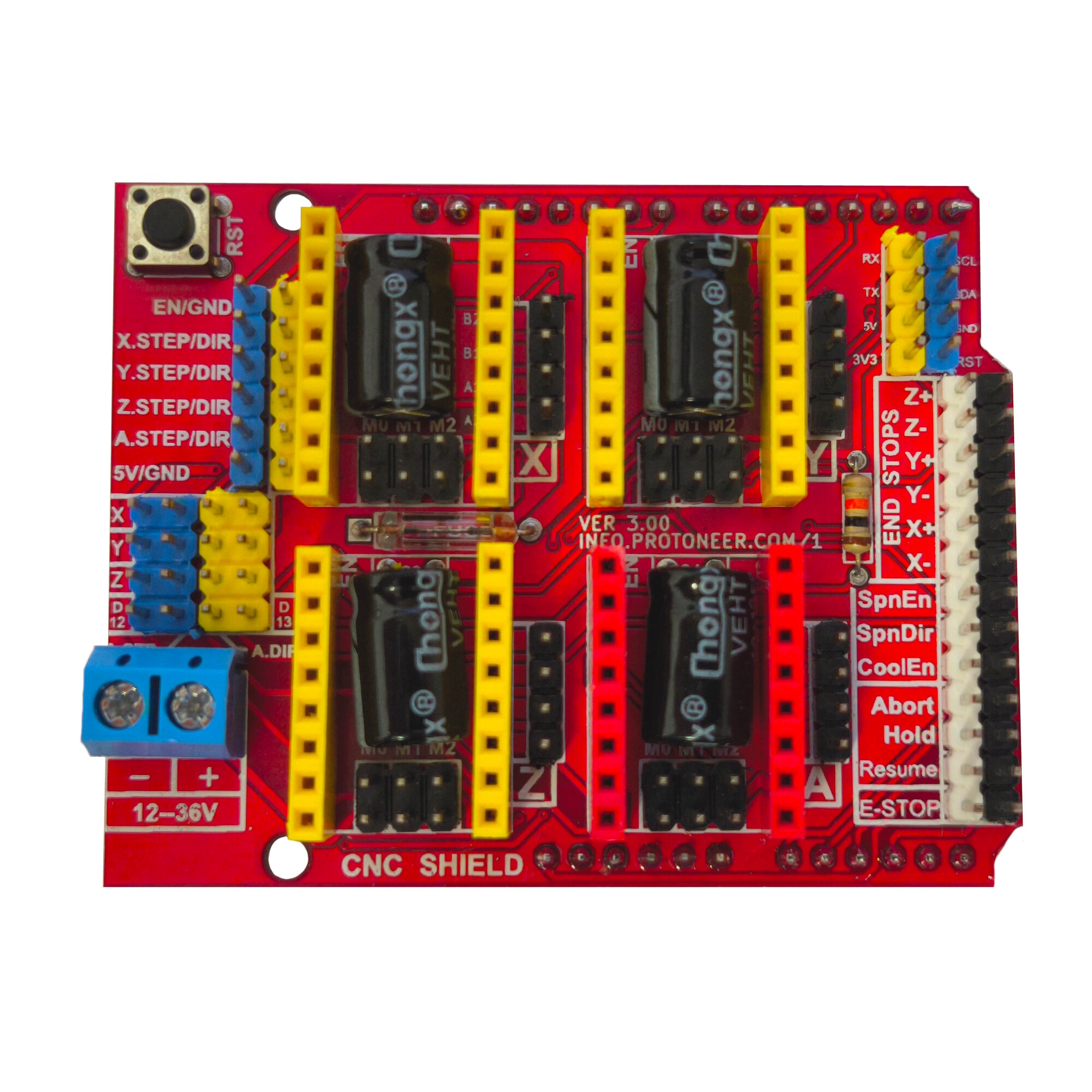 Плата расширения шилд ЧПУ станок CNC Shield V3.0 для Arduino UNO