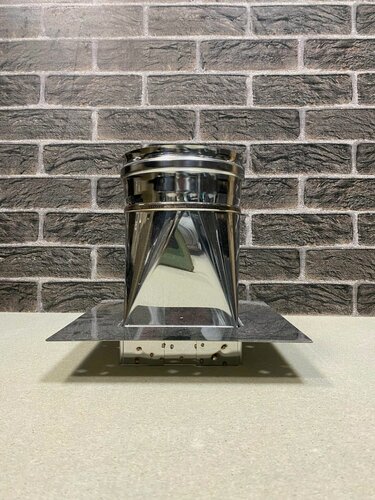 Изображение товара Переход с кирпичной трубы на круглый дымоход ф150 мм