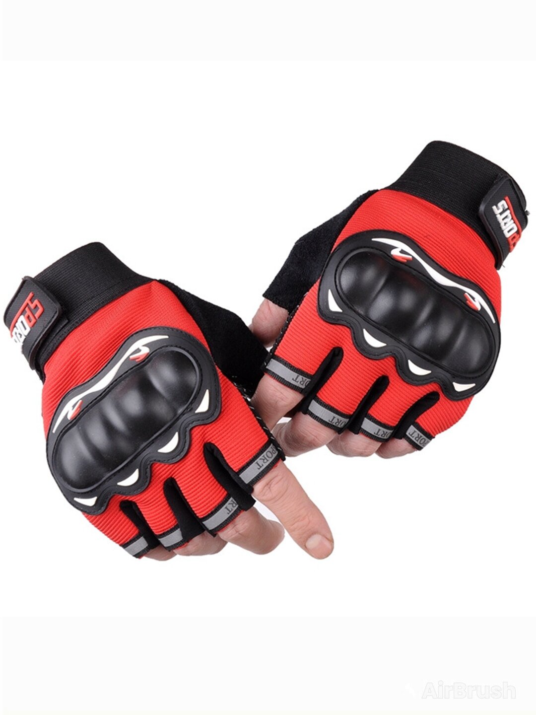 Перчатки  для мужчин и женщин, размер 20/23, красный 662 — фото 1