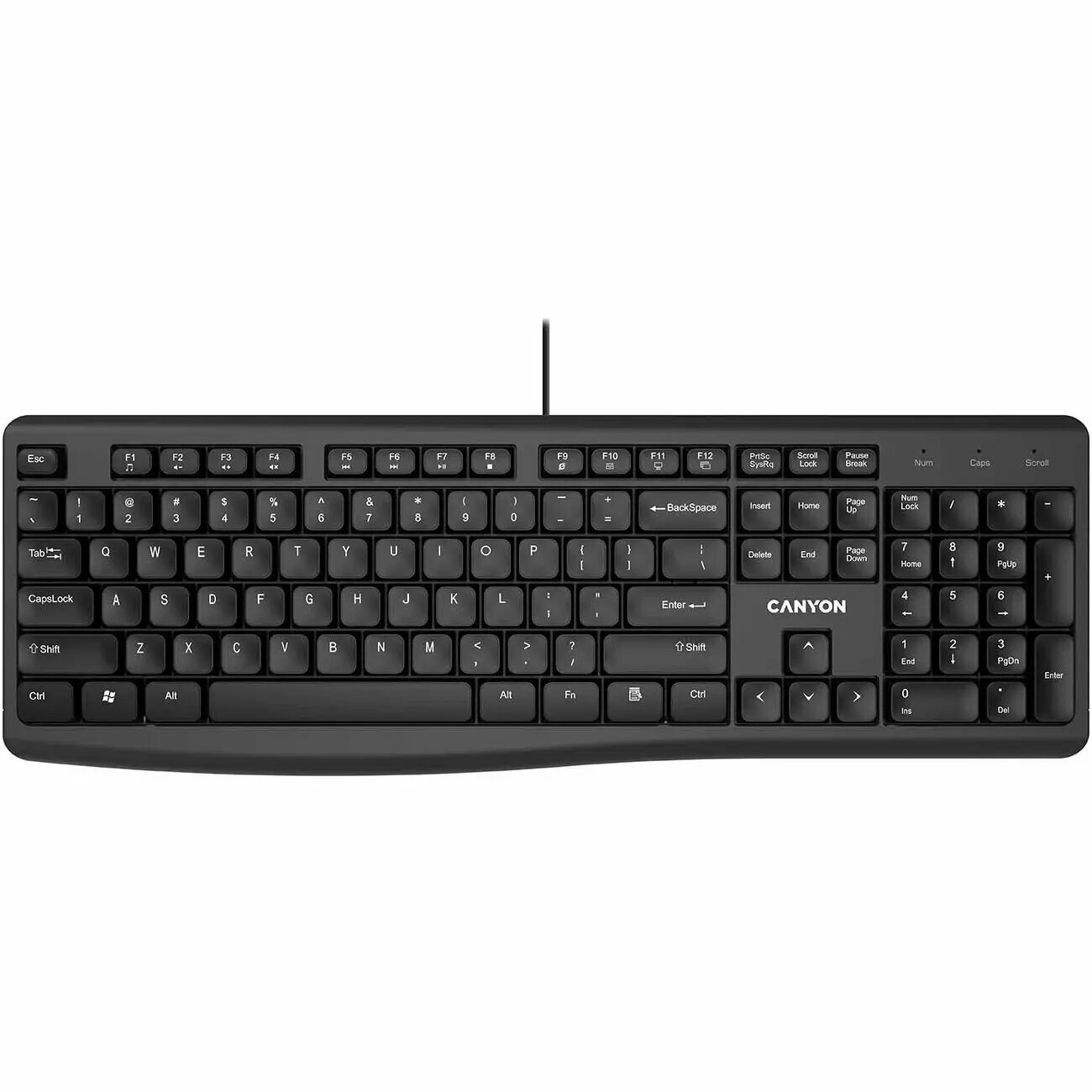 Клавиатура Canyon CNE-CKEY5-RU Black