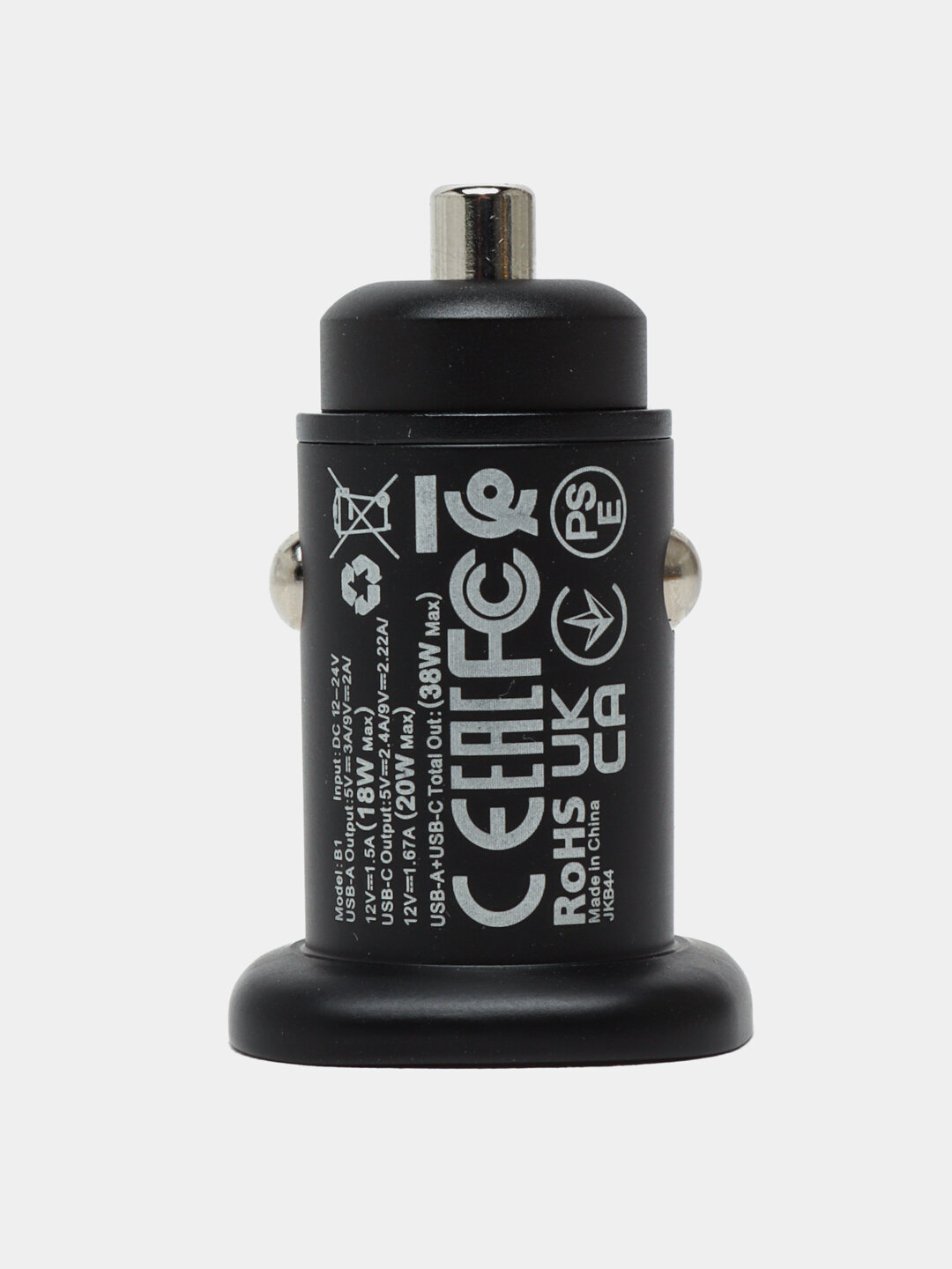 Автомобильное зарядное устройство для быстрой зарядки ACEFAST B1 38 Вт, 1xUSB-C+1xUSB-A — фото 1