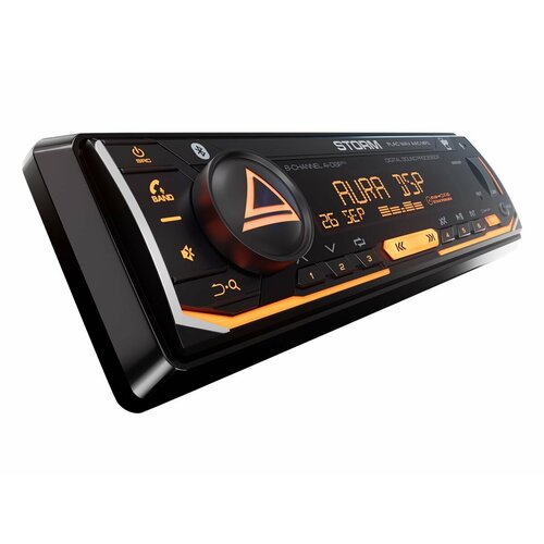 фото Автомагнитола aura storm-868dsp, для всех моделей, черная, с bluetooth
