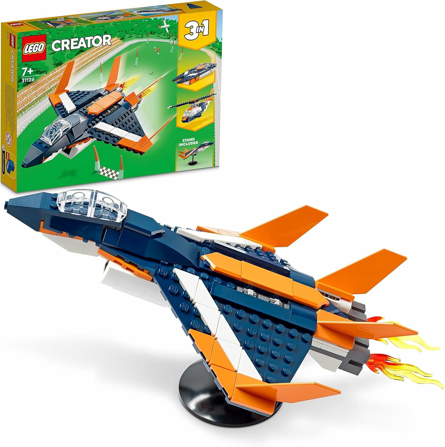 Конструктор LEGO Creator 31126 Сверхзвуковой самолёт, 215 дет