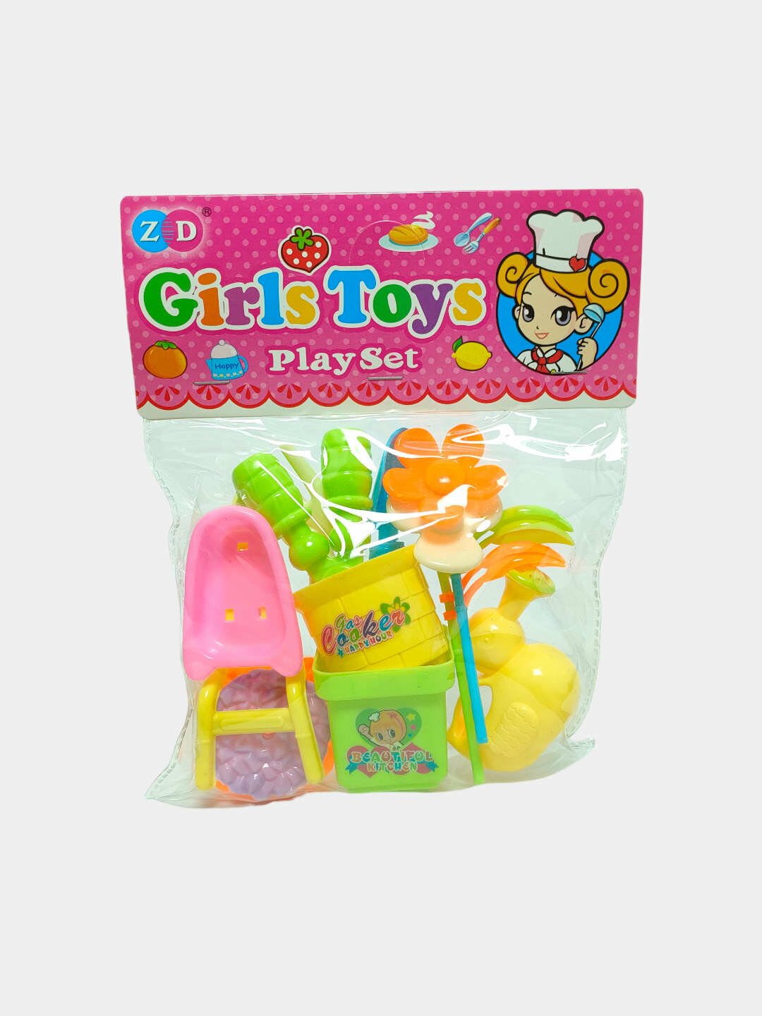 Игровой набор для девочек, Сюжетно-ролевая игра, Развитие моторики и воображения, Для детей от 3 лет Код. 24051