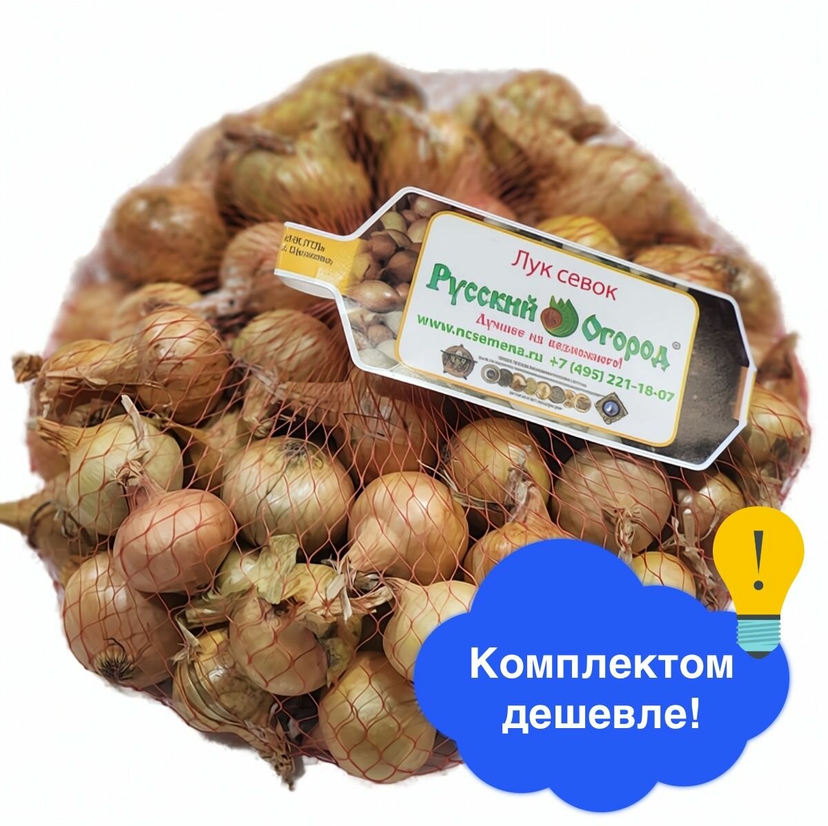 Лук-севок Штуттгартер ризен разбор 14/22 0.5 кг