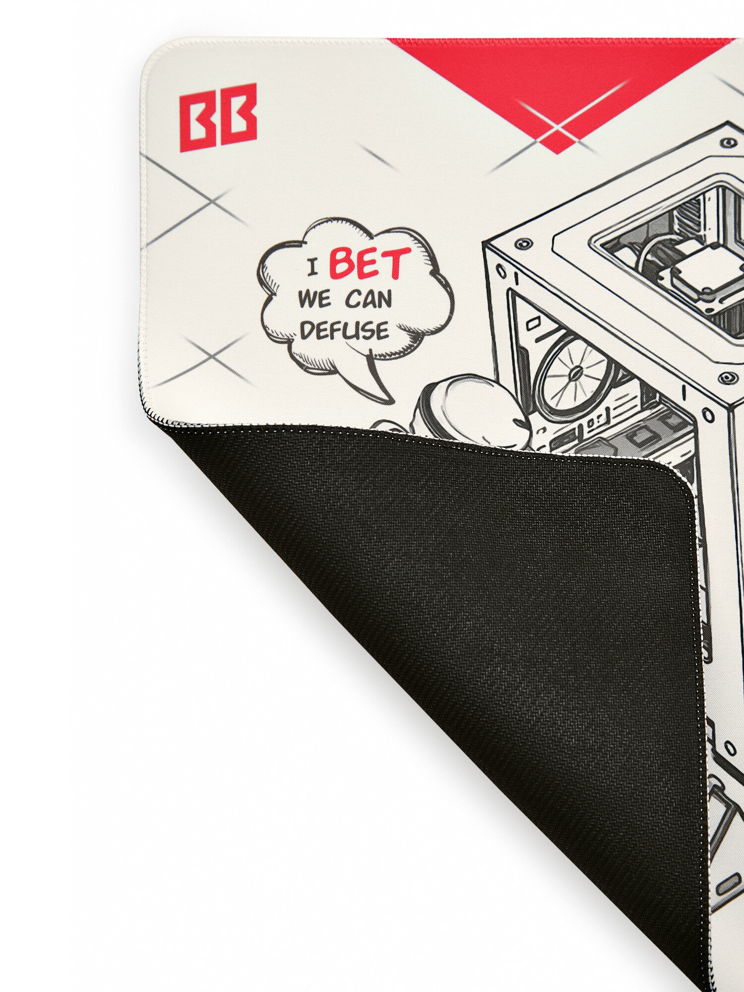 Коврик для мыши игровой BetBoom Team, 350х450х4 мм — фото 1