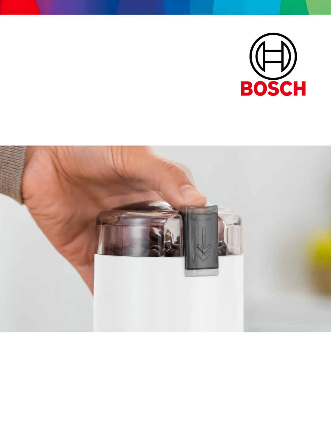 Кофемолка Bosch "TSM6A01", ротационный нож, мощность 180Вт, вместимость 75г — фото 1