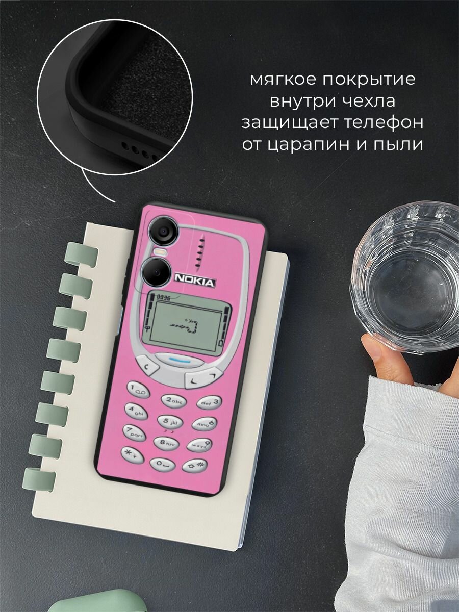 Чехол на Tecno Pop 6 Pro / Текно Поп 6 Про с принтом "Воин 2"