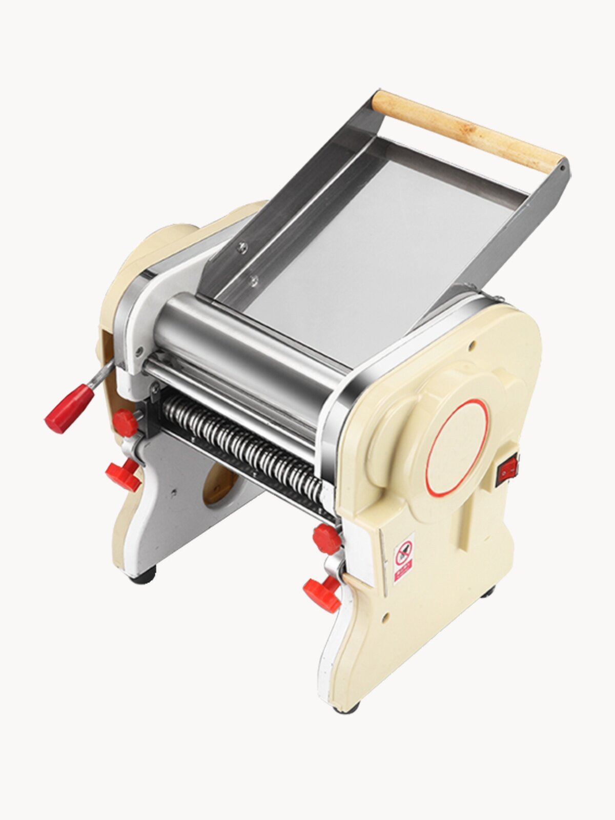 Тестораскаточная машина Crazy Pan CP-DSH20ABS, пластик, 220В, 0.55 кВт, ширина раскатки до 200мм, с ножом