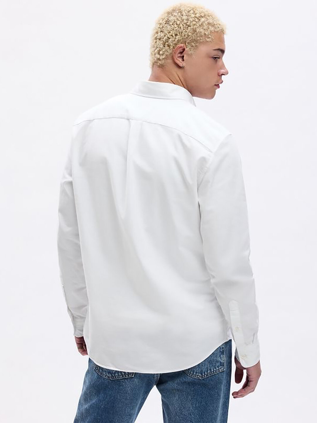 Рубашка GAP, размер M, 001 белый — фото 1