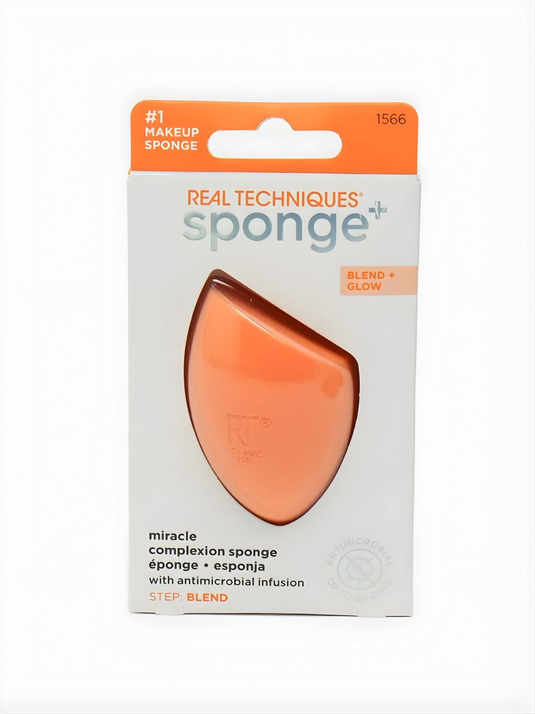 Спонж Real Techniques Sponge, для макияжа, универсальный, подарок, случайный цвет, 4x6 см