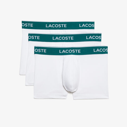 трусы lacoste 3 шт размер s серый Трусы LACOSTE, 3 шт., размер S, белый