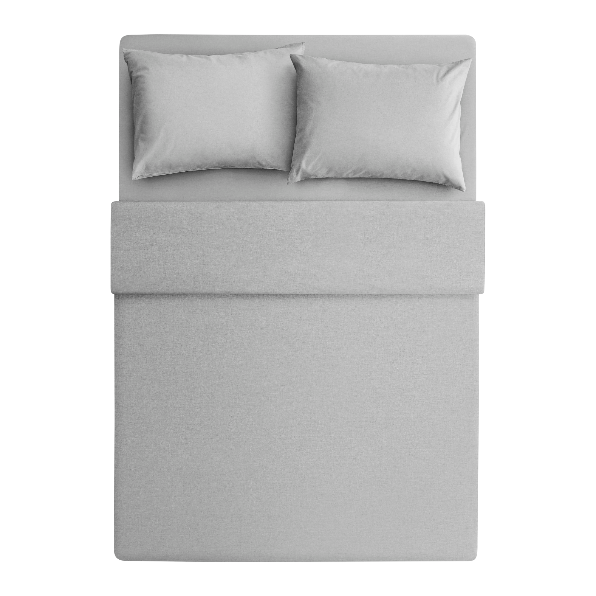 Комплект постельного белья Pragma Telso Евро с простынёй, прохладный серый