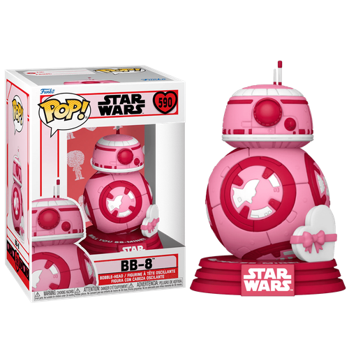 Фигурка Funko POP! Star Wars: BB-8 (Valentine's edition), 67611, 9.5 см фигурка funko головотряс star wars valentines pop yoda