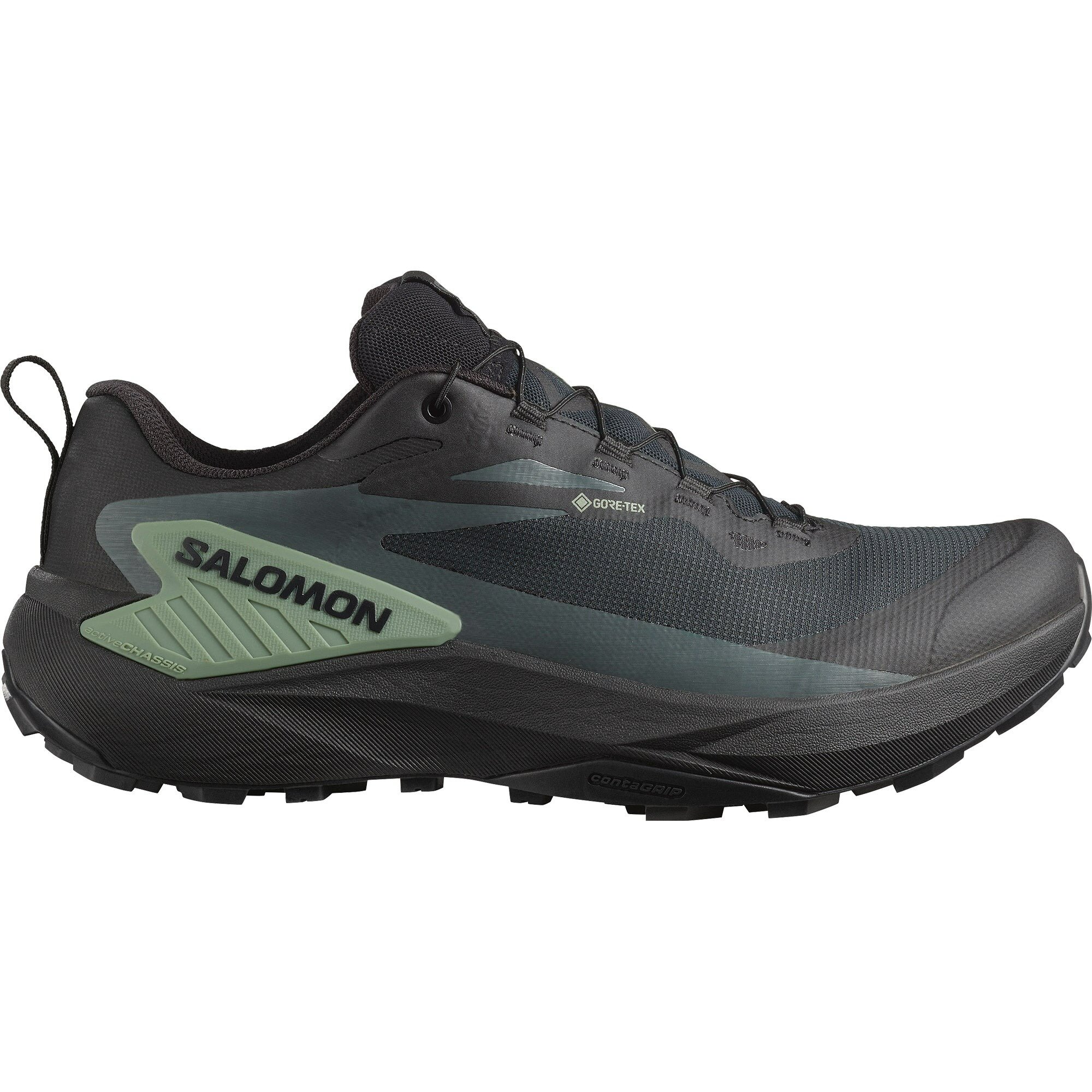 Кроссовки Salomon Genesis GTX  размер 8 UK  чёрный