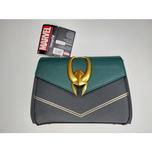 Сумка на плечо Loungefly Локи Loki из вселенной Марвел Marvel Loungefly
