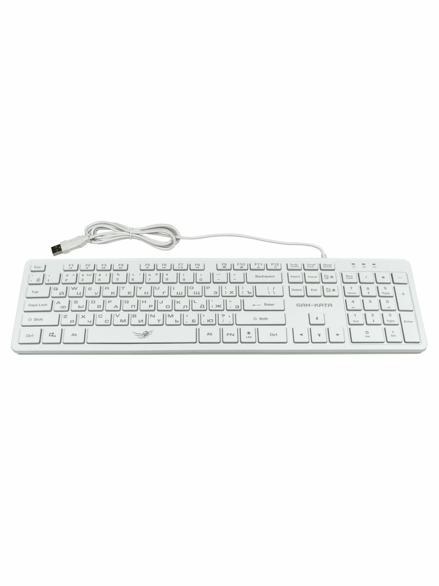 Клавиатура Dialog KGK-17U RGB LED (USB) White