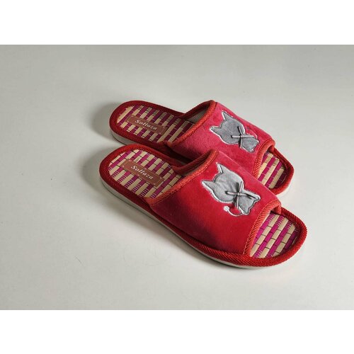 фото Тапочки , размер 36-37, коралловый, розовый barhatiglam