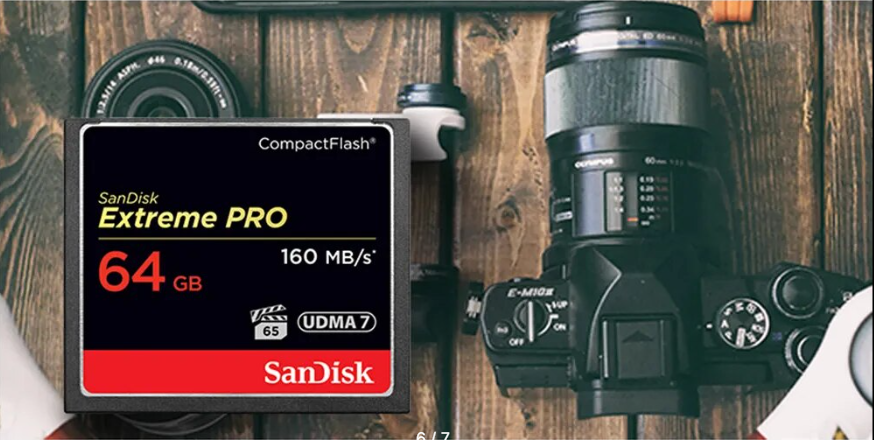 Карта памяти Compact-Flash Sandisk - фото №14