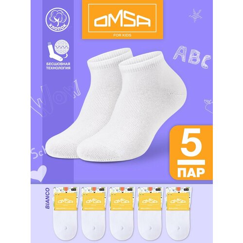 фото Носки omsa размер 35-38 (20-22), белый