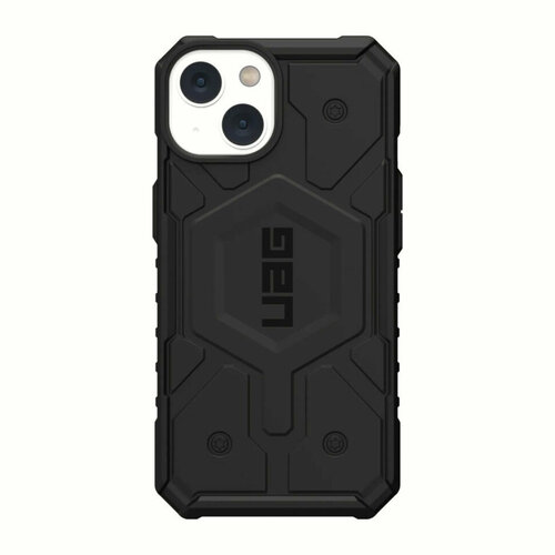 Чехол Urban Armor Gear (UAG) Pathfinder for MagSafe Series для iPhone 14, цвет Черный (Black) (114052114040)