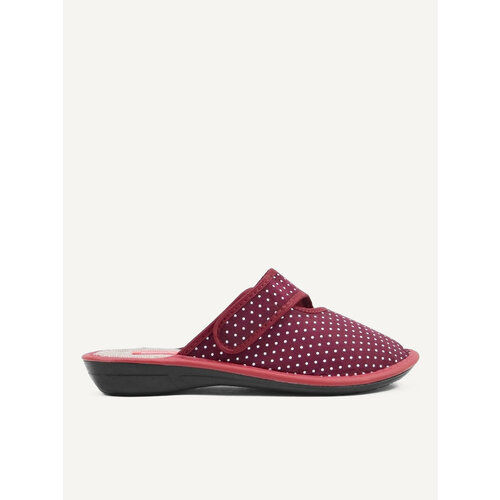 фото Тапочки melitta shoes, размер 36, бордовый