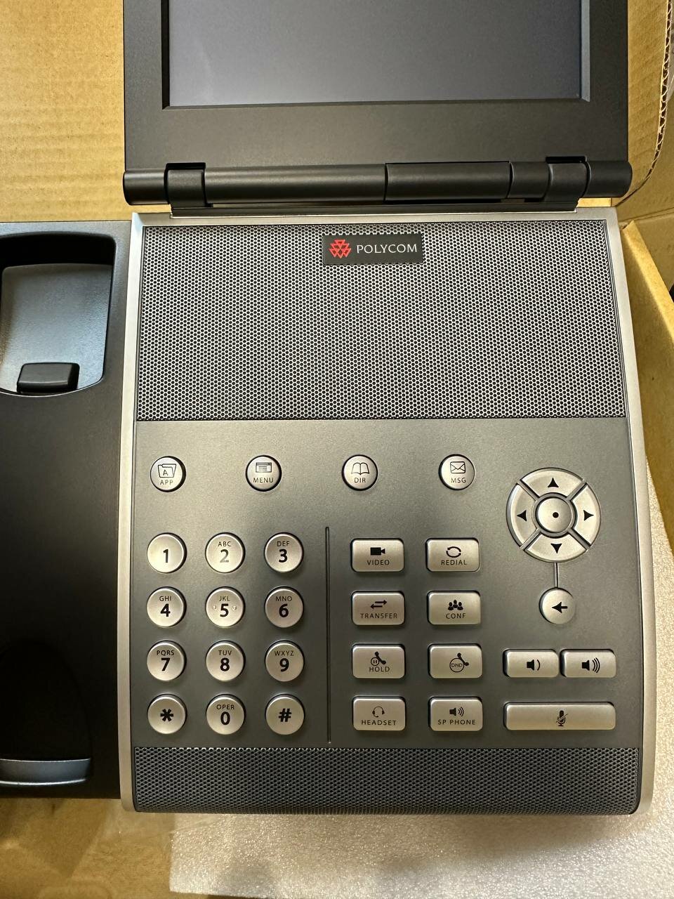 VoIP-телефон Polycom VVX 1500 D черный/серый