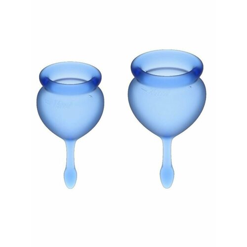 Набор менструальных чаш Feel good Menstrual Cup, синий