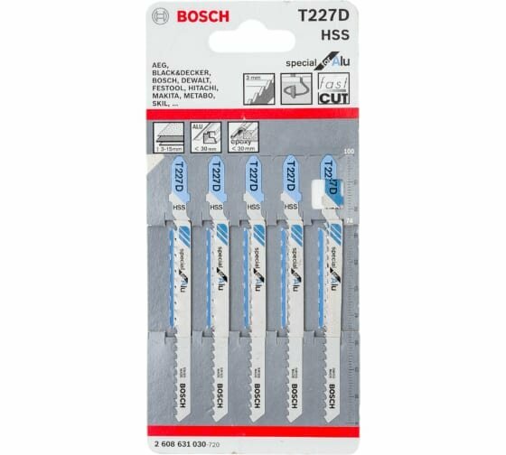 Лобзиковая пилка Bosch T 227 D HSS 5шт 2608631030 - фото №12