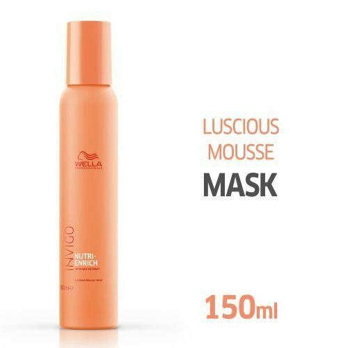 Wella INVIGO Nutri-Enrich Repairing Luscious - Питательная мусс-маска 150 мл wella professionals invigo nutri enrich mask питательная маска 150 мл