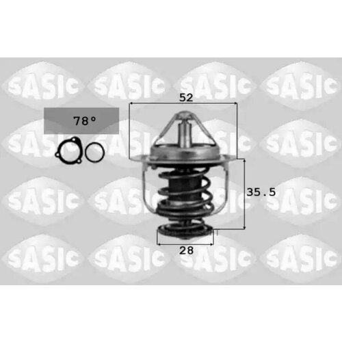 SASIC 9000075 Термостат, охлаждающая жидкость