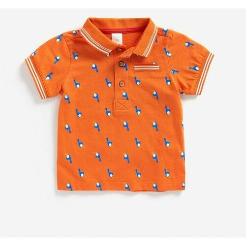 фото Поло mothercare, размер 98, оранжевый