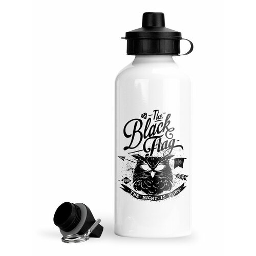 фото Спортивная бутылка the black flag owl luzimuzi
