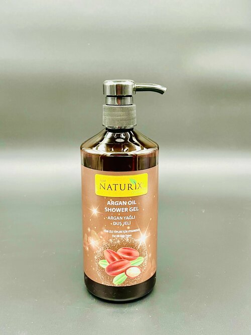 NATURIX гель для душа с натуральным Аргановым маслом для всех типов кожи увлажняющий питательный 600 мл