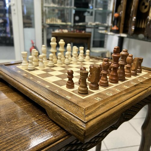 Шахматы Ручная работа из дуба 37 см