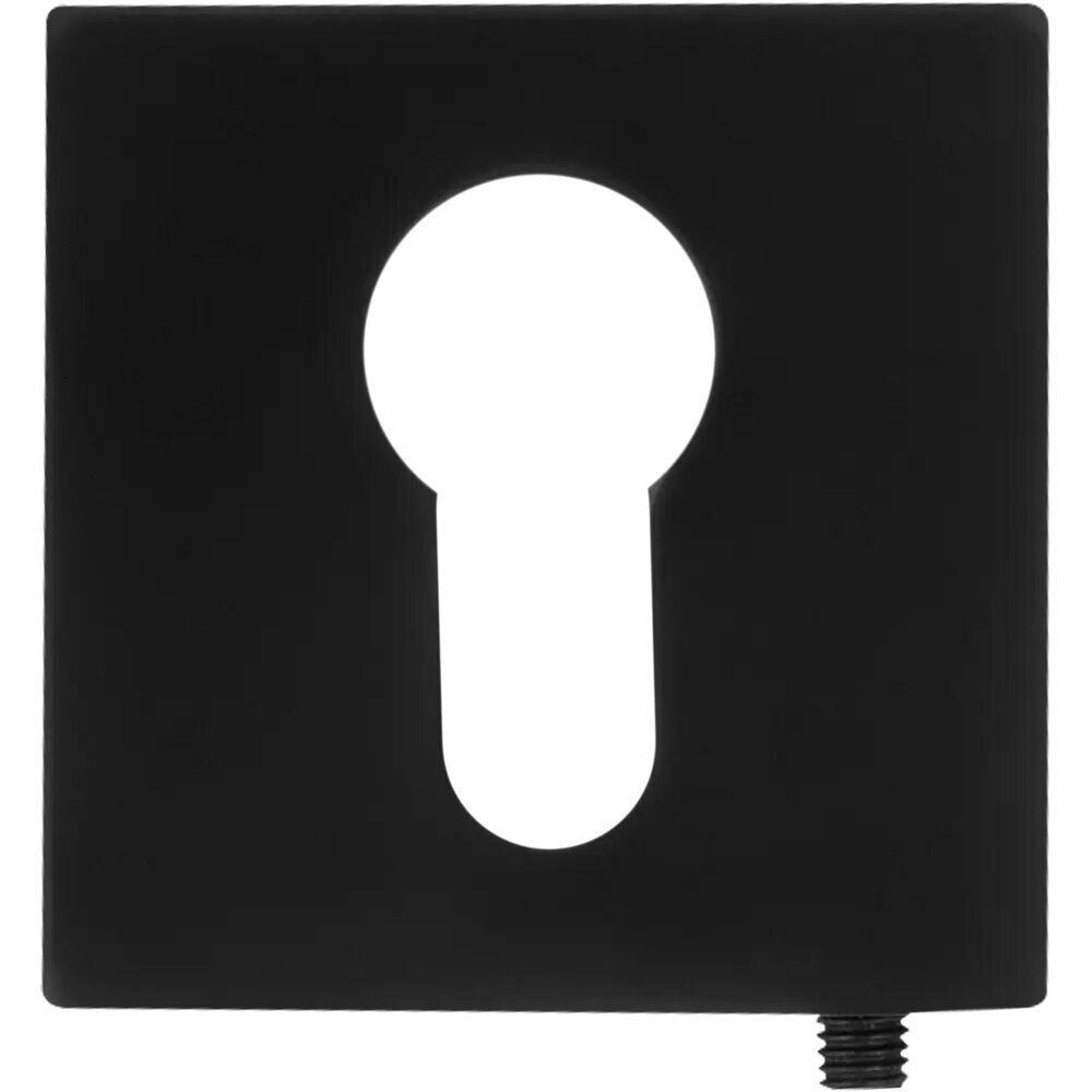 Накладка на замок Puerto INET AL03 50.2x50.2 мм цвет чёрный
